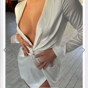NEW FashionNova Sugar Free Dress - White